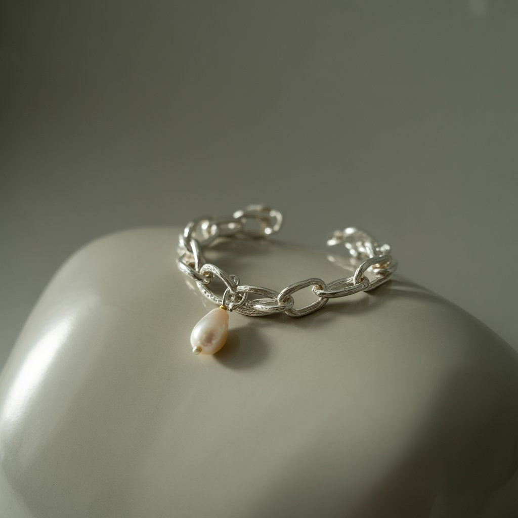 Adjustable Cord Bracelet with Charm
